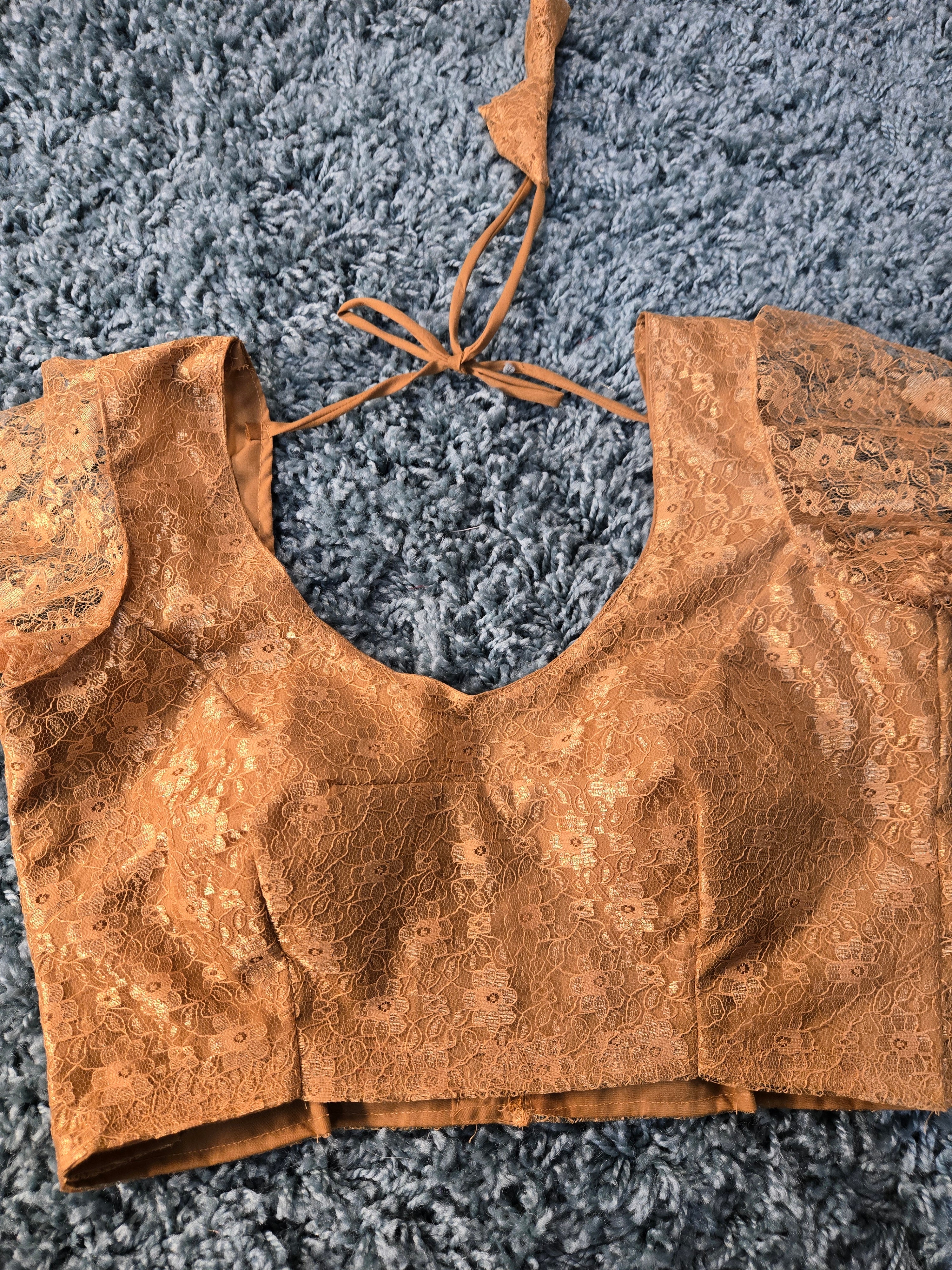 Long sleeve lace blouse